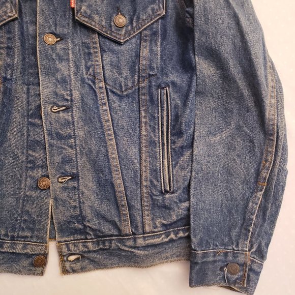 ELIZABETH AND JAMES VINTAGE LEVI'S Denim Jacket Size 34 - Picture 13 of 15